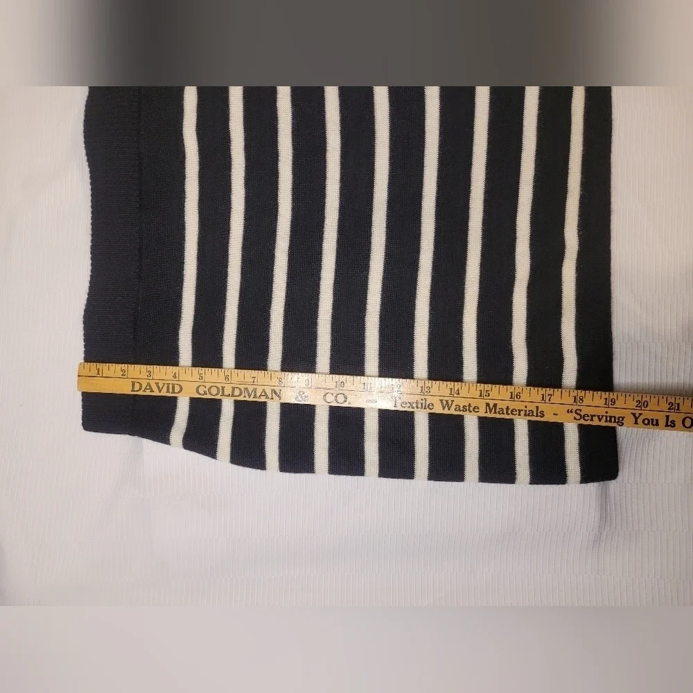 Loft Outlet Wool Blend Striped Cozy Mini Skirt sz L Petite